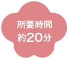 所要時間約20分